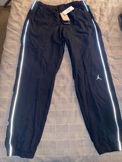 Jordan flight mvp Track Pants Black with White Side Stripe