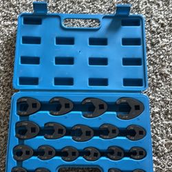 Crowfoot Wrench Set 8-32mm Chrome Moly