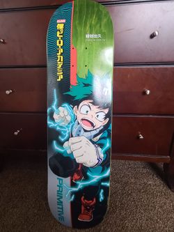 Primitive x My Hero Academia Izuku Midoriya 8.5" Skateboard Deck