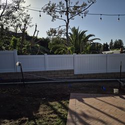 Vinyl fence