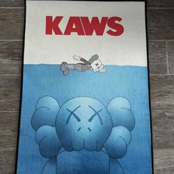 Jaws Kaws Custom Rug 