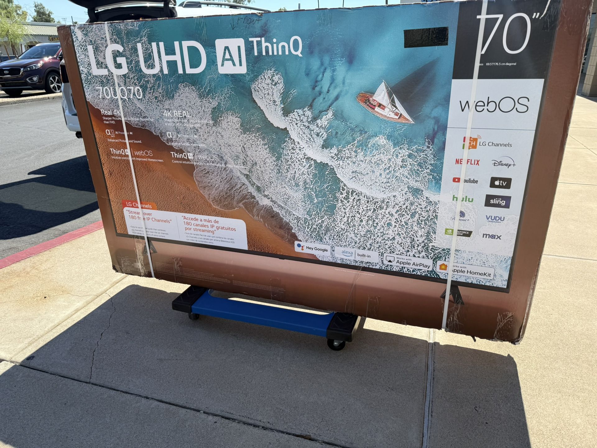 70” Lg Tv Smart 4k HDTV $55 Down Takes The TVs On Financing Free Delivery. 6 Month Warranty