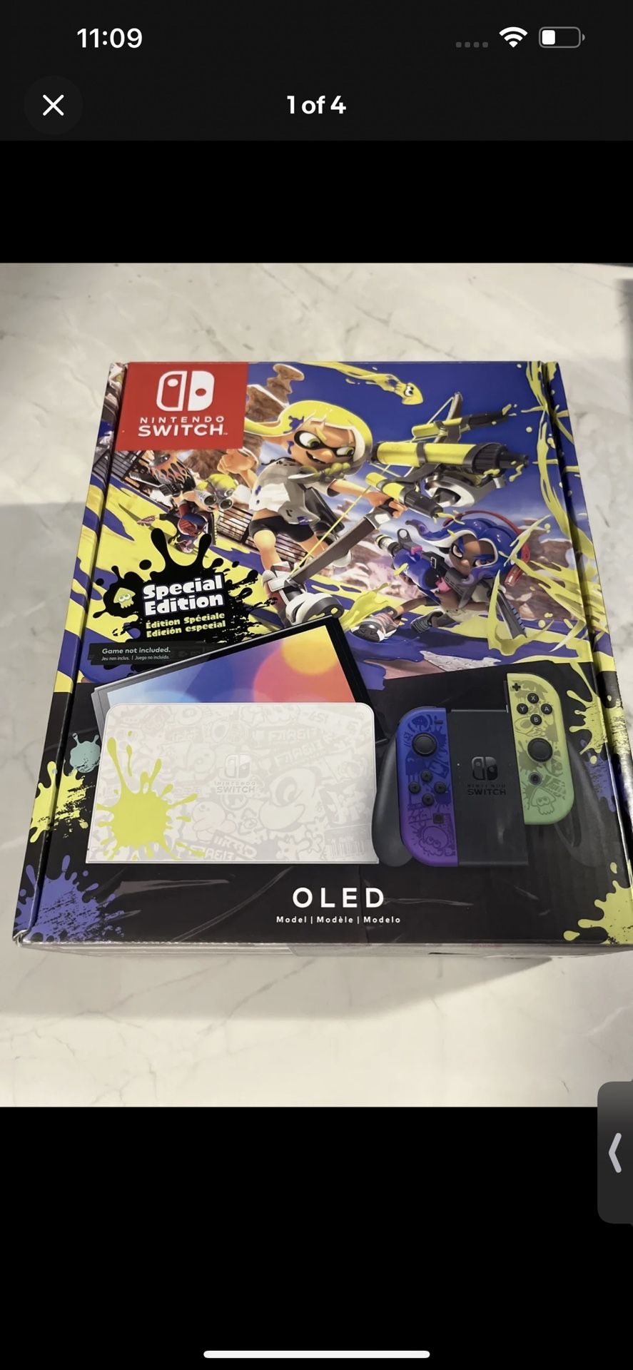 Nintendo Switch OLED (HEG-001) - Splatoon 3 Edition Video Game Console...NEW!!