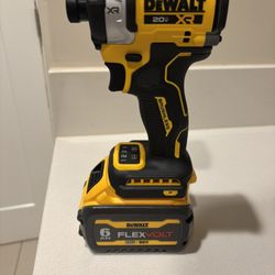 New Dewalt XR Impact Drill And Flex Volt  Battery