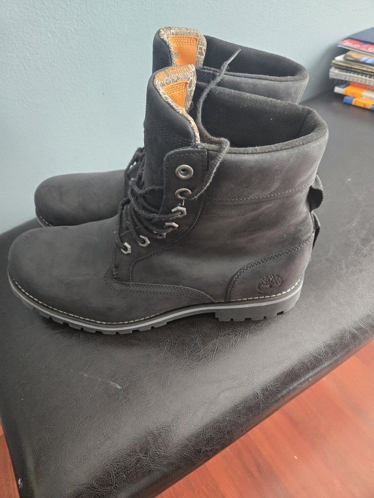 Timberland Men's 6-Inch Boot Size 10 Black