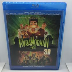 Paranorman 3D Blu-ray DVD 