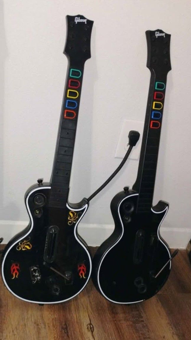 2 Guitar Hero Ps3 Guitars