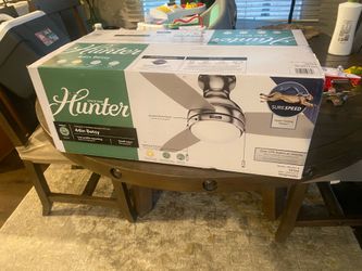 Hunter Betsy 44 in. Indoor Brushed Nickel Ceiling Fan with Light Kit