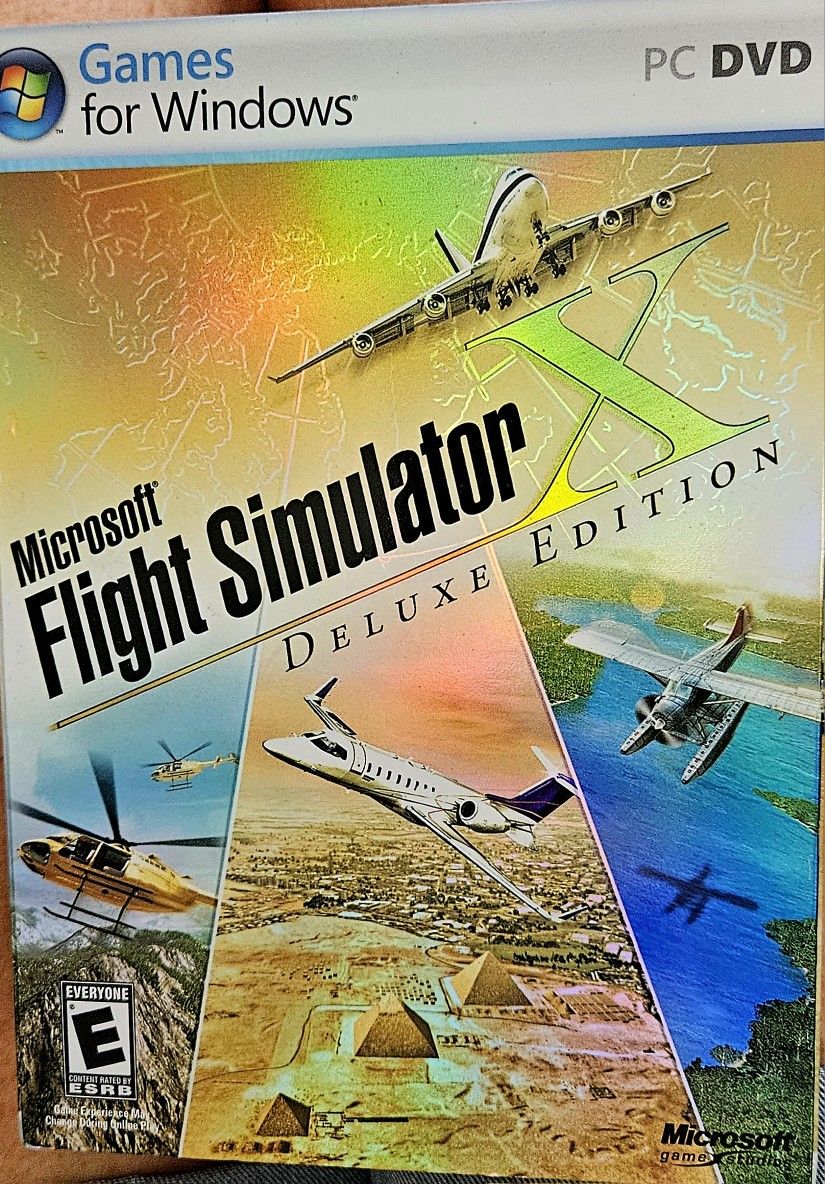 DVD .Microsoft Flight Simulator X Deluxe Edition