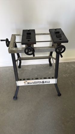 $39 Steel Portable workbench & Vise holds up to 175 pounds just $39