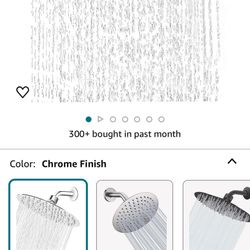 10 Inch Brushed Nickel Rain Shower Head