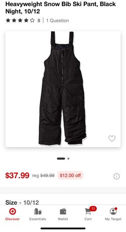 Like New!! Size 10/12 Unisex Snow Bib & Jacket 