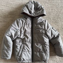 Boys timberland coat size 6 years