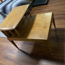 Mid-Century 2-Tier Step Table – Matching Set