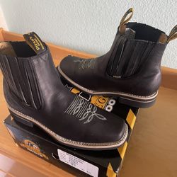 Western  Leather Boots 