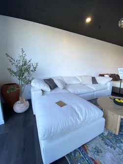 Cloud Couch Dupe – Deep Seat Modular Sectional w/ Ottoman