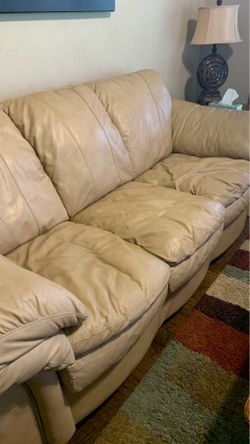 Leather couch