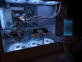 WHITE GAMING PC | RYZEN 7 7800X3D + RX 7900 XT 20GB | 32GB DDR5 | 2TB
