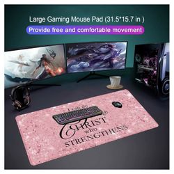Desk Pad Desk Mat with Non-Slip Base and Stitched Edge, Large Mouse Pad for Laptop,Extended Gaming Mouse Pad Desk Cover Desks Protector for Office Hom