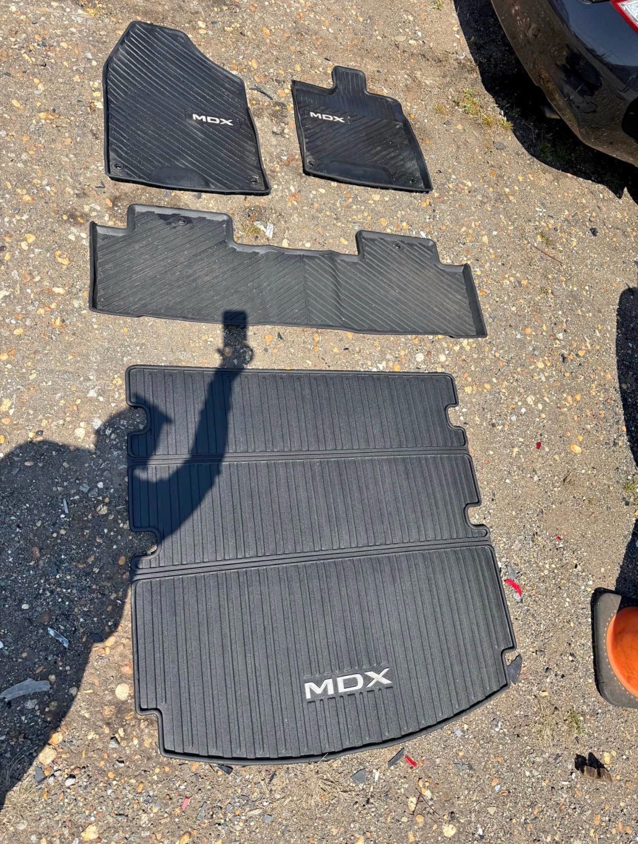 2014-2018 acura MDX floor mats and cargo mat oem
