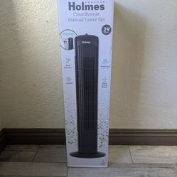Holmes.  Clean Breeze manual tower Fan  29"