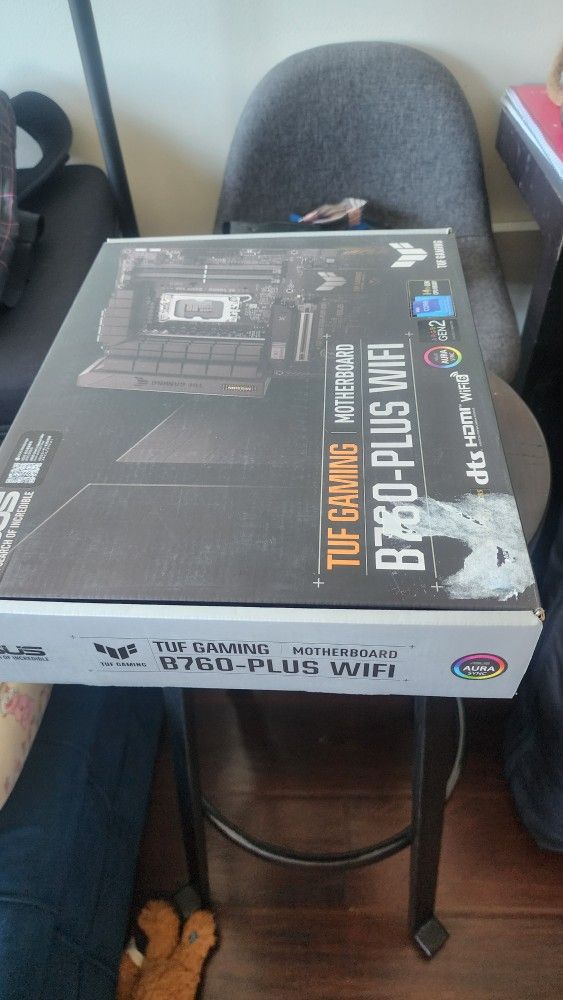 ASUS TUF B760 Plus Motherboard (DDR5, LGA 1700, mATX) IN SEALED FACTORY BOX