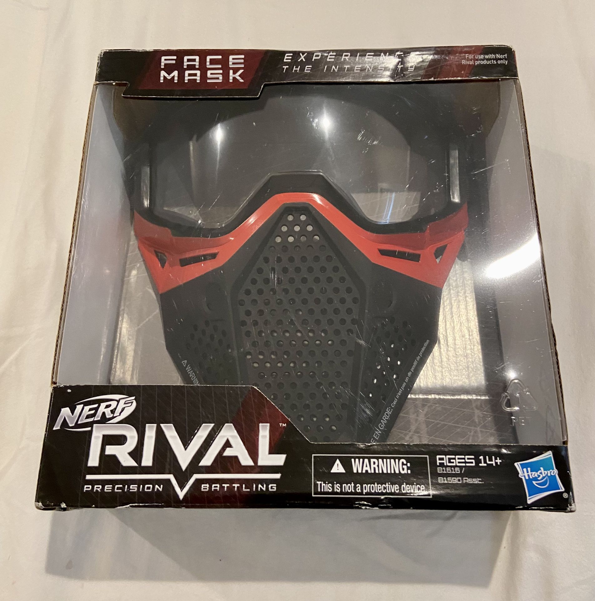 Nerf Rival Precision Battling Face Mask Red New