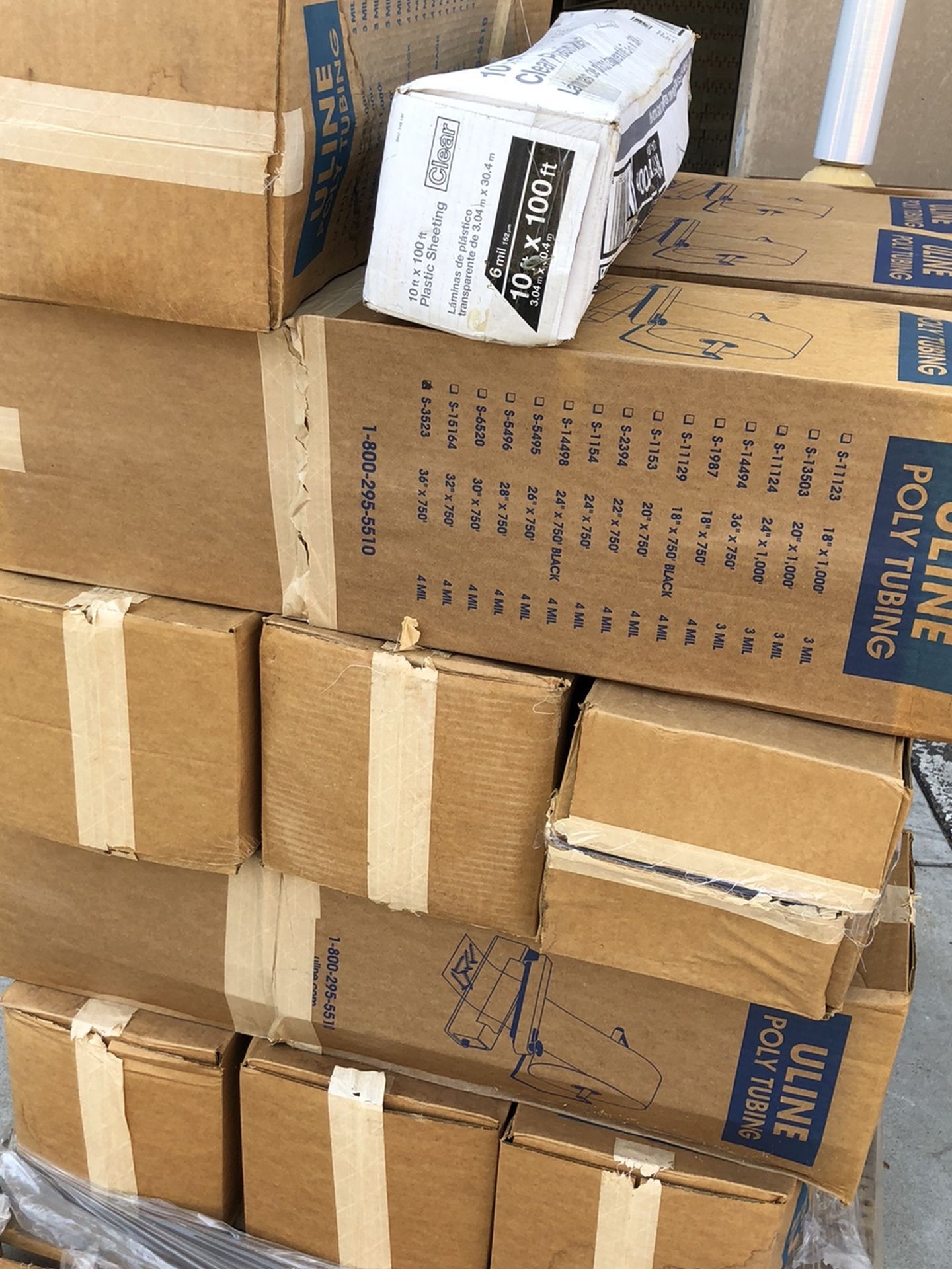 Uline / 4 Mil Poly Tubing
