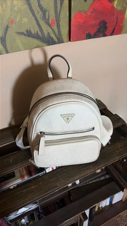 Guess Monogram Embossed Backpack