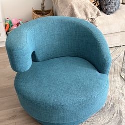 Modern Teal Accent Chair 