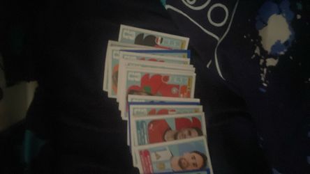 Panini card sticker