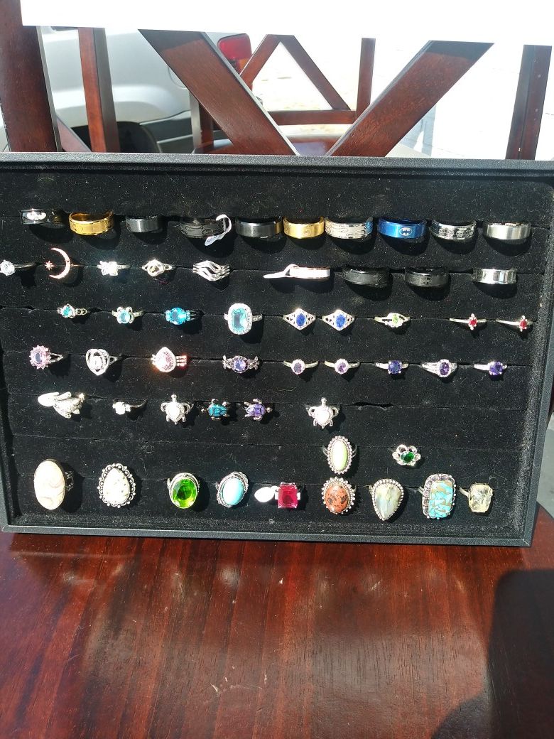 $5.00 each rings. 925 silver plated...