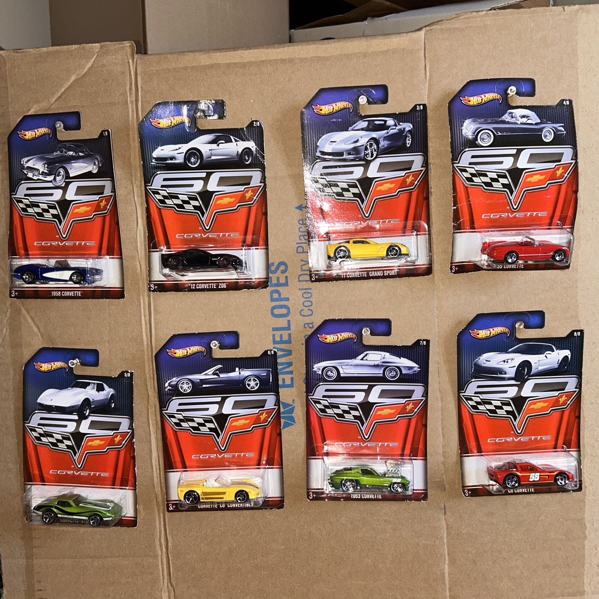 Hot Wheels 2013 60th Anniversary Corvette Series 