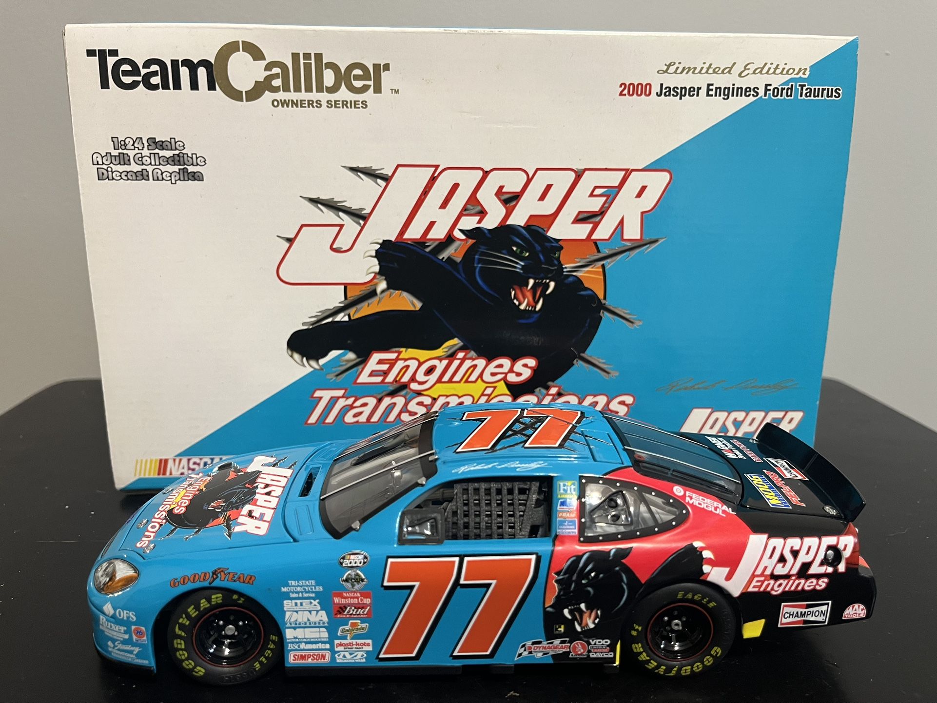 Team Caliber 2000 Jasper Engines #77 Robert Pressley NASCAR 1:24 Diecast Car