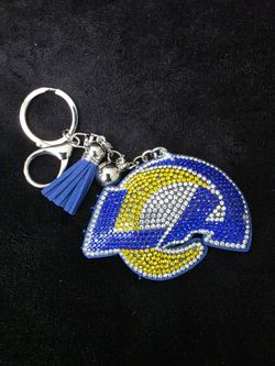 Rams bling keychain