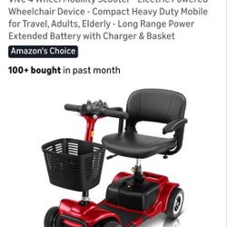 4 Wheel Electric Mobility Scooter