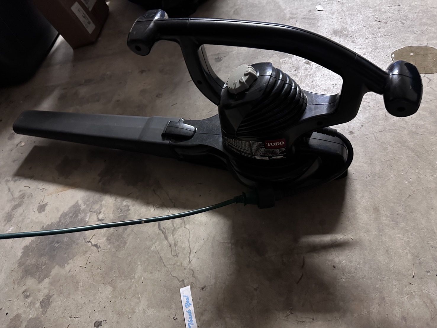 Toro Rake & Vac Electric Leaf Blower Vacuum 235 MPH 390 CFM 12 Amp Model