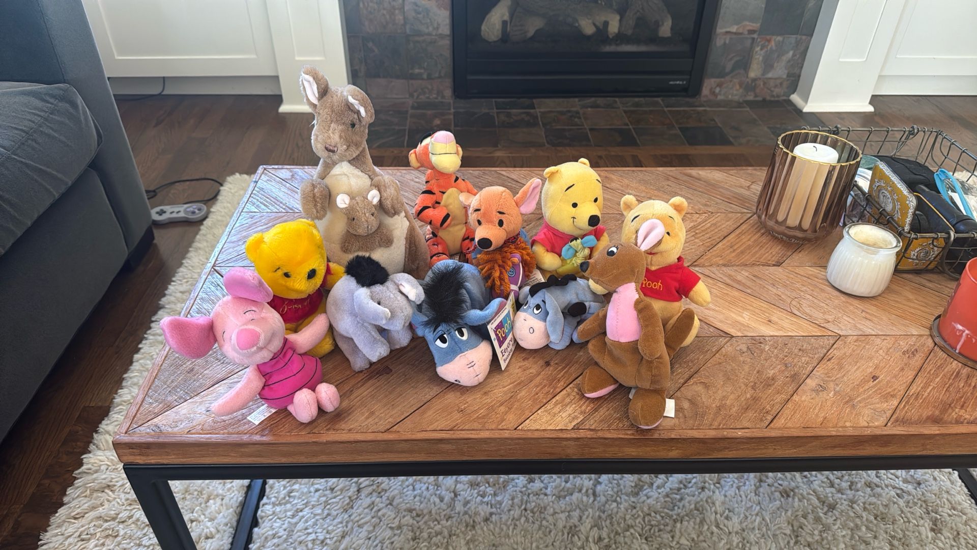 Lot Of Winnie The Pooh Stuffies 