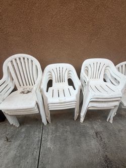 Plastic chairs