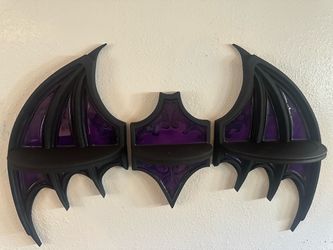 Bat wall shelf