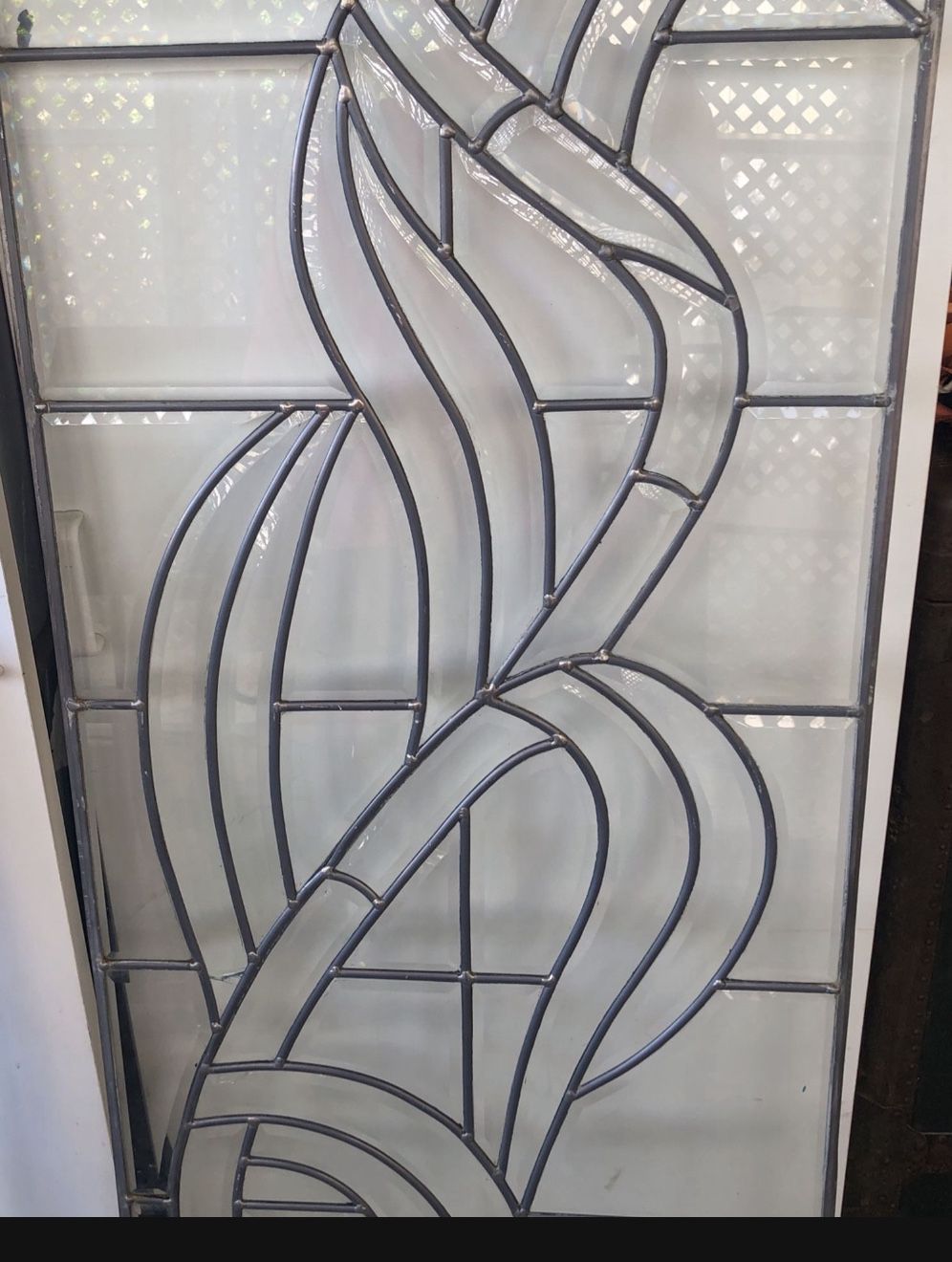 Beveled Glass Art 67 In X 21.5 In