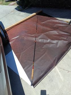 Vintage fishing pole from 1950s
