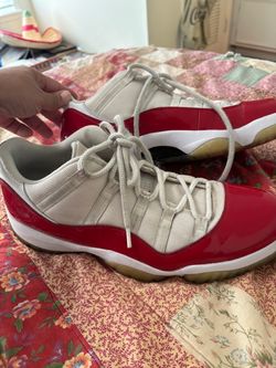 Air Jordan 11 Low Cherry Red Sneakers size 14 . $75