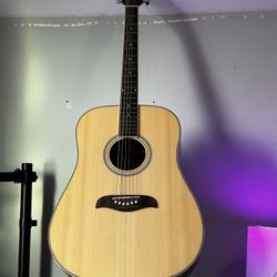 Beautiful Oscar Schmidt Full-Size Acoustic Guitar (EXCELLENT CONDITION)