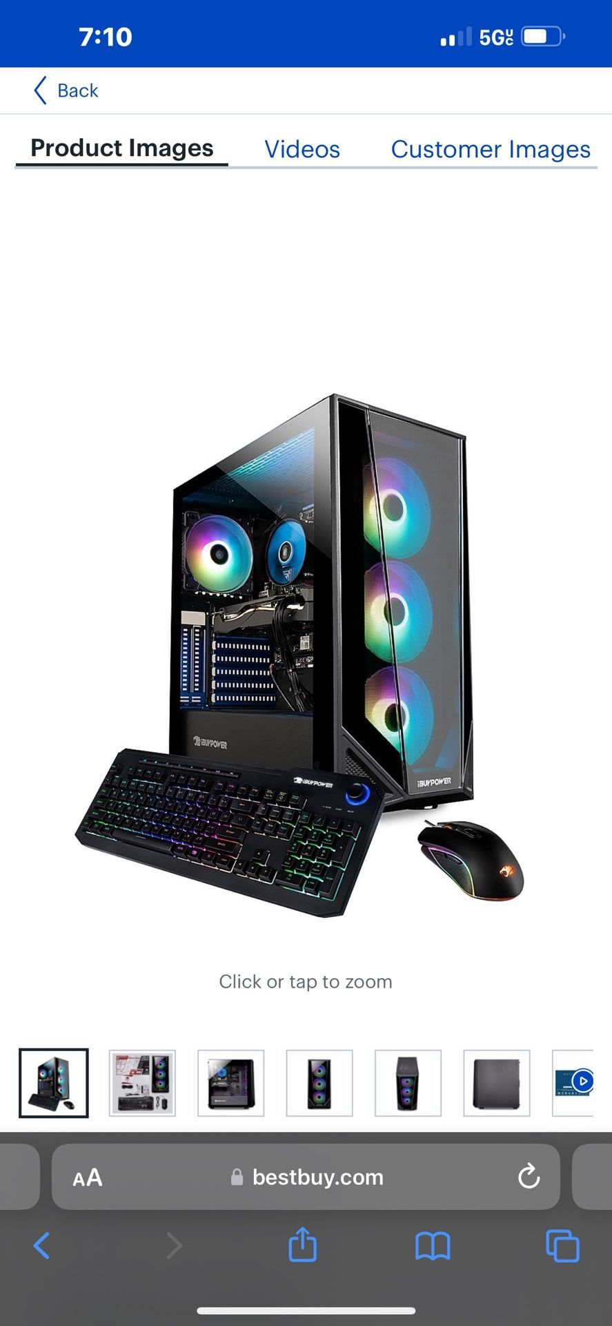 iBUYPOWER - Trace MR Gaming Desktop - Intel i5-10400F - 8GB Memory - NVIDIA GeForce GTX 1650 4GB - 2