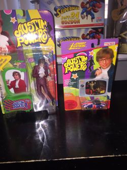 Austin power figure & hotwheels