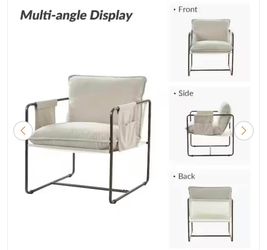 NEW Sling Accent Chairs – Gray or Oatmeal