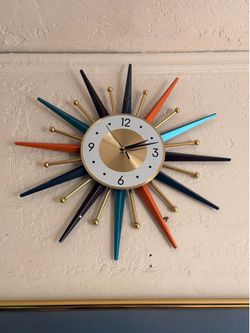 Deco modern Wall clock 24x24 inches