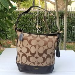 Coach Legacy Tassel hobo shoulder handbag 