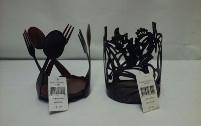 2 rustic candle holder from yankee candle company